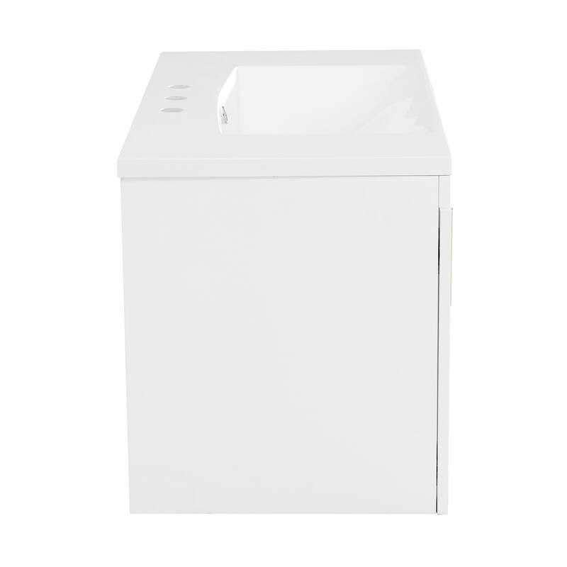 72" Wall Mounted Floating Bathroom Vanity with Storage Cabinet and Drawers