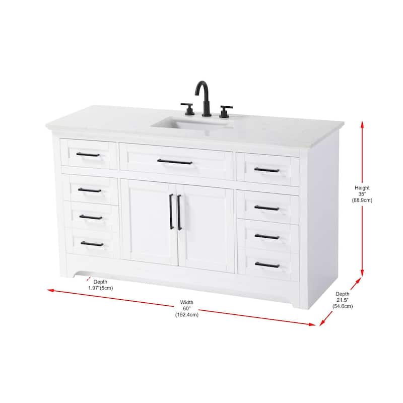 Nathaniel Single Bathroom Vanity (48-60 inch)