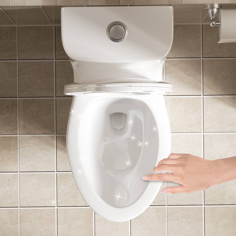 1.1/1.6 GPF Tornado Flush One-Piece Toilet with Comfort Chair Seat ADA Height 17",Powerful & Quiet Dual Flush Modern Toilet