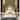 Heverford White and Gold Eastern King Scrolled Floral Bed