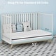 preview thumbnail 9 of 7, 5.5" Dual Sided Crib & Toddler Mattress, Memory Foam, Breathable, Washable Cover - 52"*27.5"*5.5"