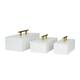Option White Set of 3 - 6.15"W ,5.55"H
