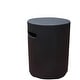 preview thumbnail 1 of 9, Modeno Black Propane Tank Cover Fire Pit Round 20" Outdoor Black