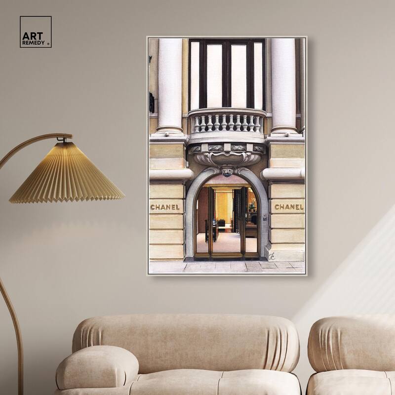 Expensive Store in Paris Canvas by Art Remedy