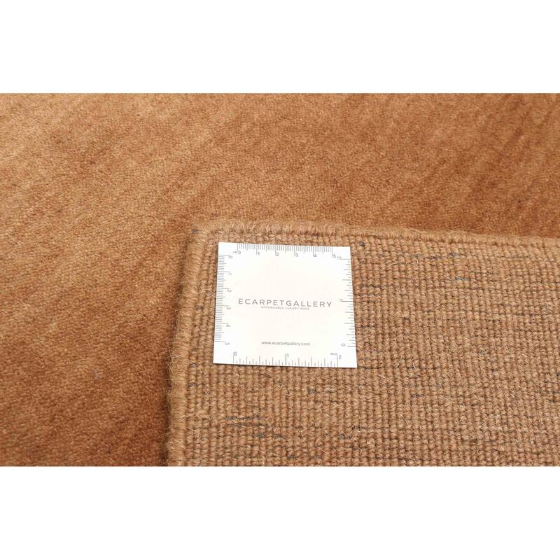 ECARPETGALLERY Hand Loomed Kashkuli Gabbeh Brown Wool Rug - 4'11 x 6'9