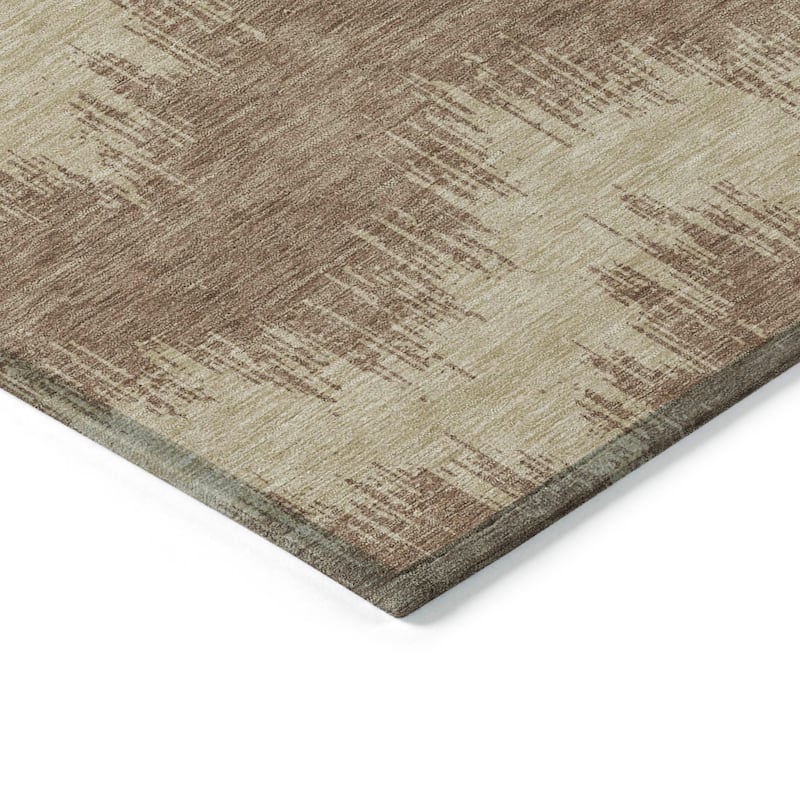 Machine Washable Indoor/ Outdoor Chantille Modern Chevron Rug