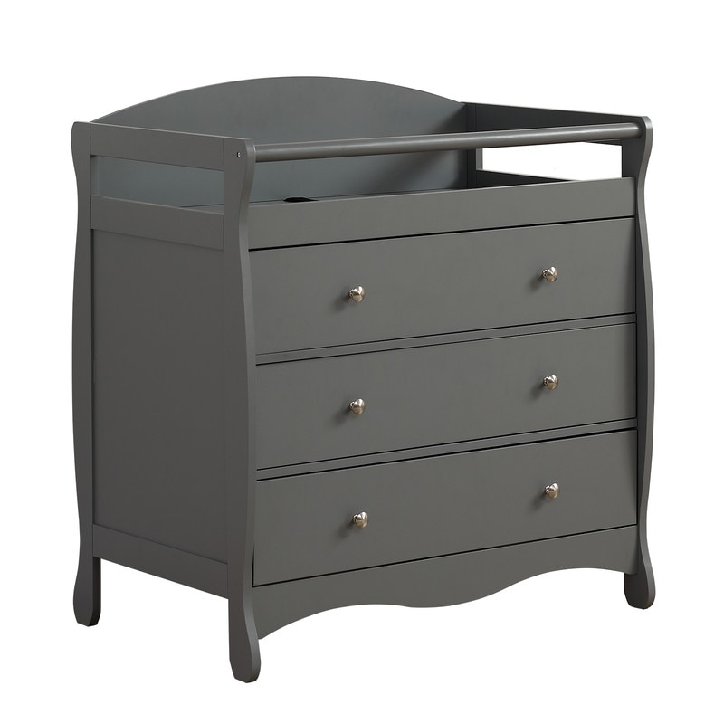 Vintage gray changing table store