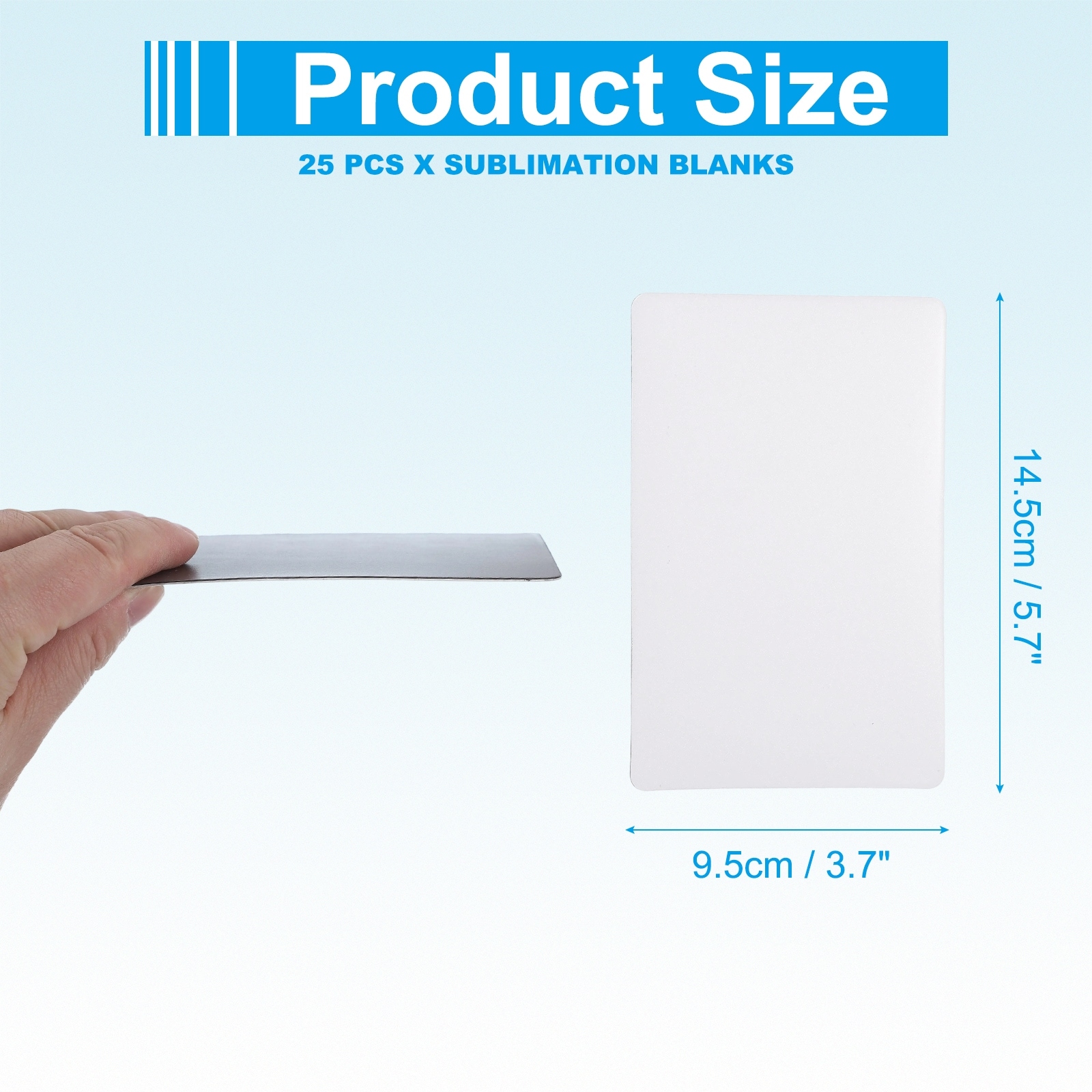 Sublimation Magnet Blanks Sublimation Blanks Products Personalized Refrigerator Magnet - White