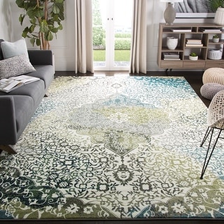 SAFAVIEH Watercolor Agafia Medallion Rug