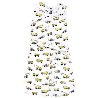 Hudson Baby Infant Boy Convertible Swaddle Sleep Sack, Construction