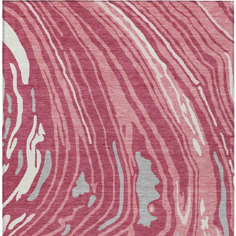 HomeRoots Abstract Transitional Rectangle Outdoor Rug