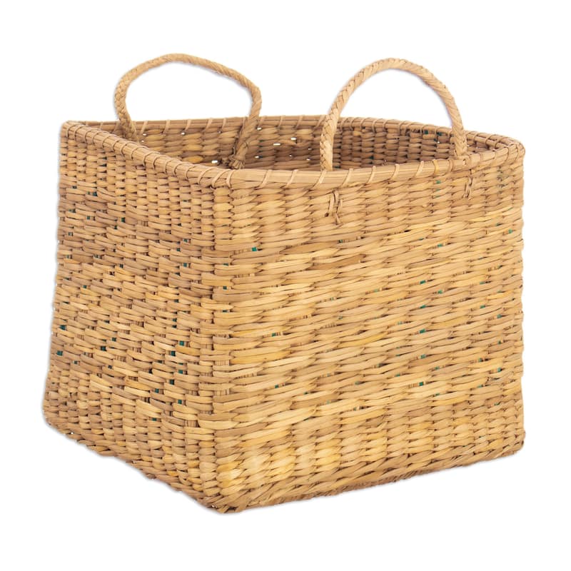 Novica Handmade Neat Nature Natural Fiber Basket