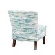 preview thumbnail 14 of 12, Madison Park Alex Artistic Print Armless Slipper Accent Chair