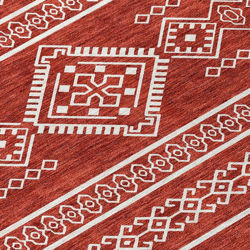 Machine Washable Indoor/ Outdoor Chantille Moroccan Boho Rug