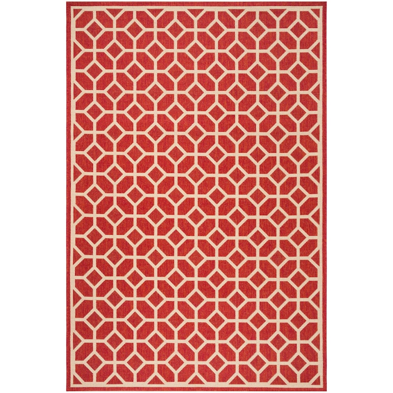 SAFAVIEH Beach House Annemari Indoor/ Outdoor Waterproof Patio Backyard Rug