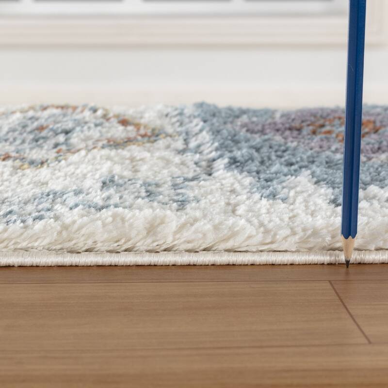 Loft Shag GC_CZY1007 Ivory Shaggy Area Rug