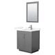 Option Dark Gray, Nickel Trim, Giotto Quartz Top