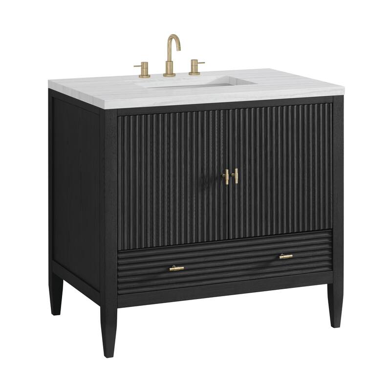 James Martin Vanities 485-V36-3AF Myrrin 36" Single Basin Wood Vanity