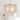 4-Light Drum Chandelier with Crystal Bubbles Gold Finish