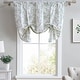 preview thumbnail 1 of 1, Laura Ashley Natalie Cotton Tie Up Green Window Valance - 50 x 25 50 x 25