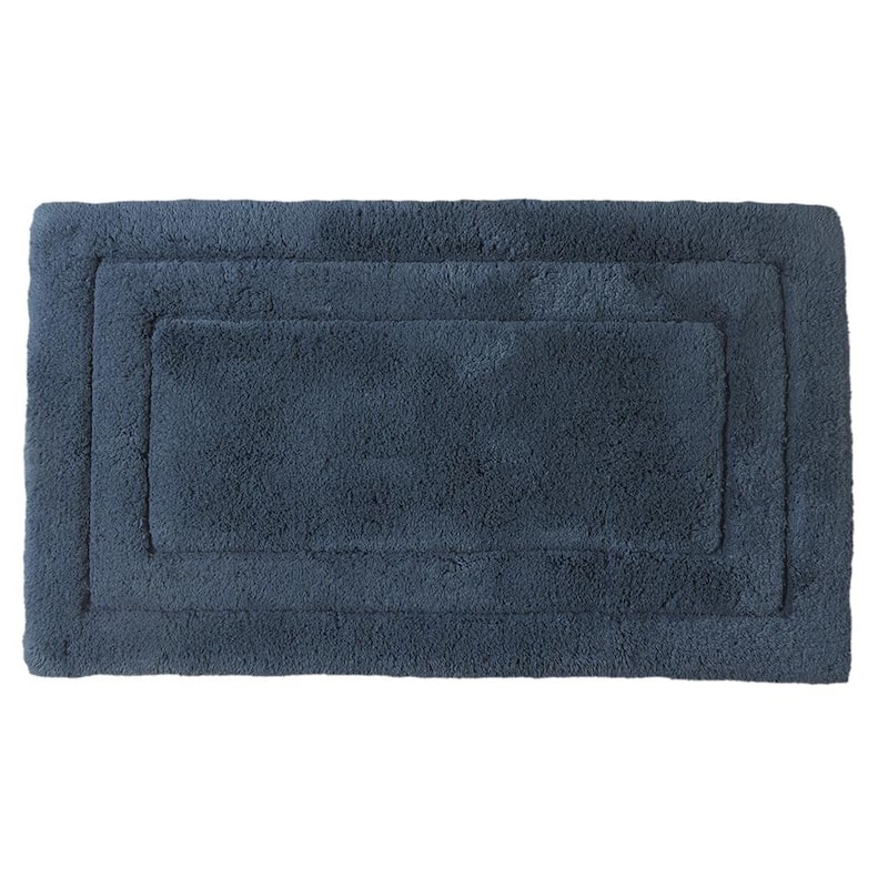 Charlotte Double Border Ringspun Cotton Bath Rug
