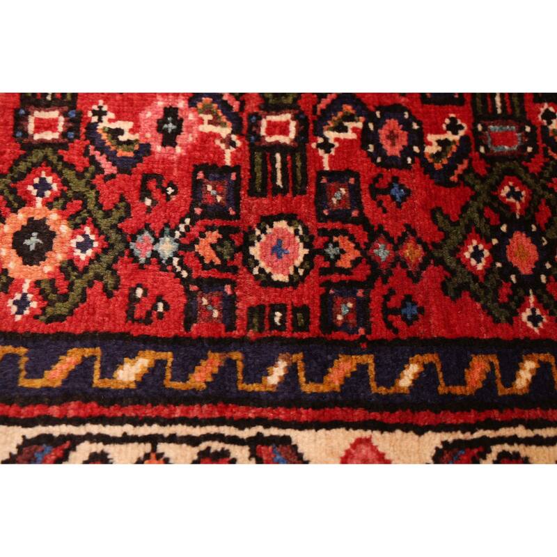 ECARPETGALLERY Hand-knotted Andelz Red Wool Rug - 2'8 x 9'6