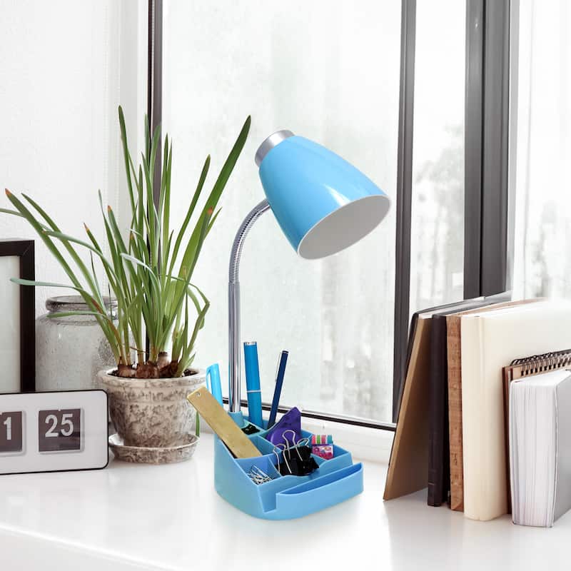Creekwood Home 18.5" Flexible Gooseneck Organizer Desk Lamp - 18.5