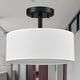 preview thumbnail 11 of 11, Dante Modern Semi-Flush Mount Ceiling Light 3-Light