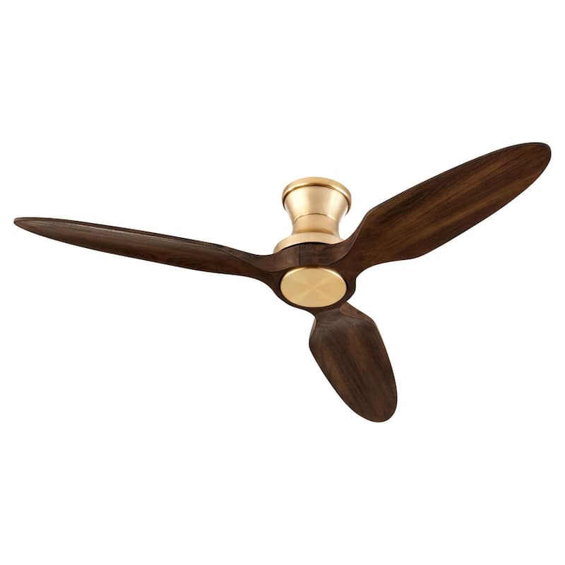 Quorum International 39563 Raymond 56" 3 Blade Indoor LED Ceiling Fan - Aged Brass
