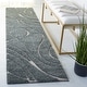 preview thumbnail 71 of 213, SAFAVIEH Florida Shag Sigtraud Abstract Waves 1.2-inch Thick Rug