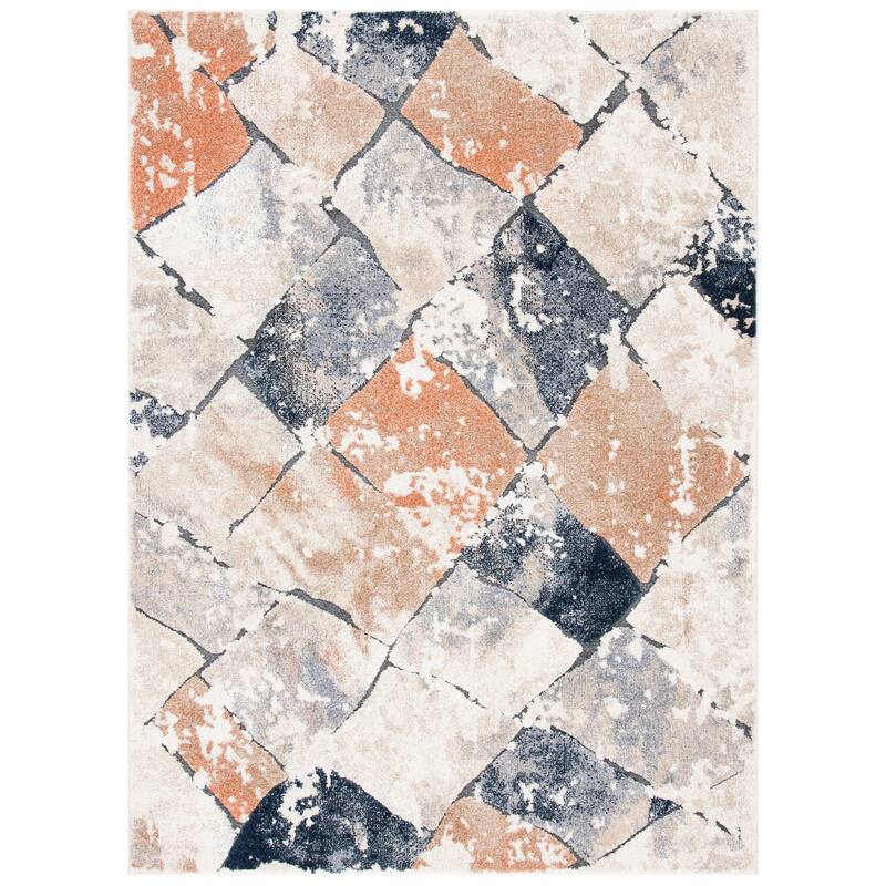 SAFAVIEH Coppertone Comana Abstract Distressed Rug