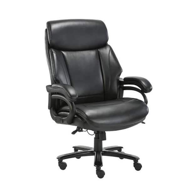 Staples Lockland Ergonomic Leather Managers Big & Tall Chair, 400