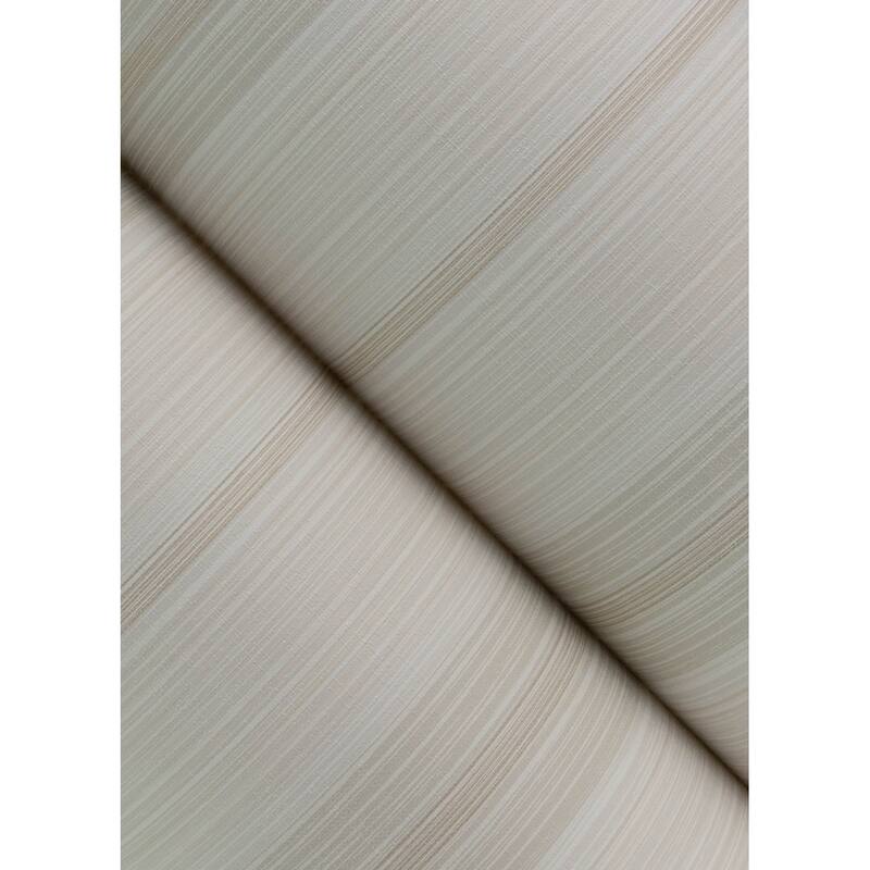 Chris Loves Julia x A-Street Prints Ames Beige Linen Stripe Wallpaper