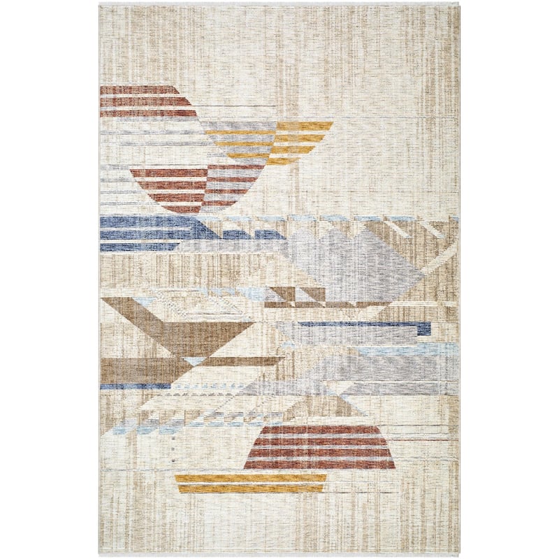 Livabliss Modern & Contemporary Usonia Geometric Area Rug