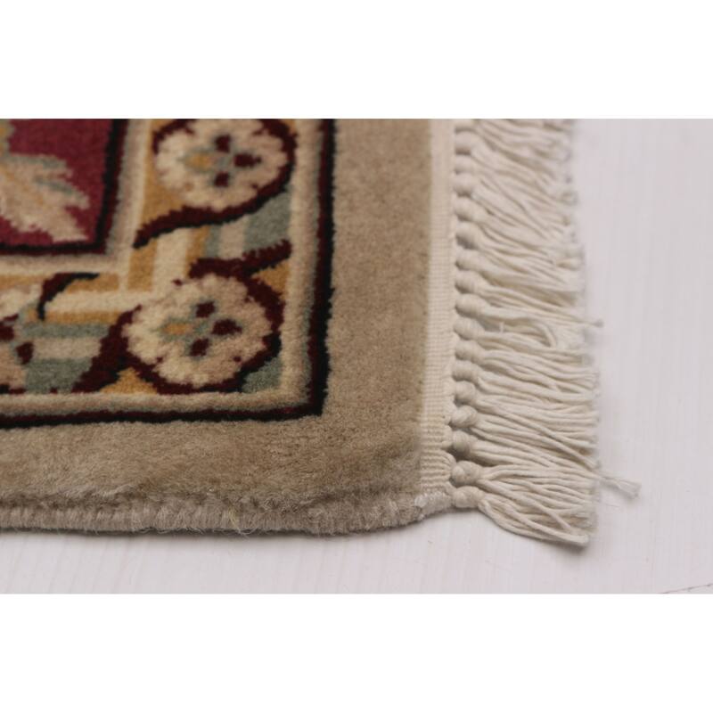 ECARPETGALLERY Hand-knotted Pako Persian 18 Of 20 Khaki Wool Rug - 6'0 x 9'2