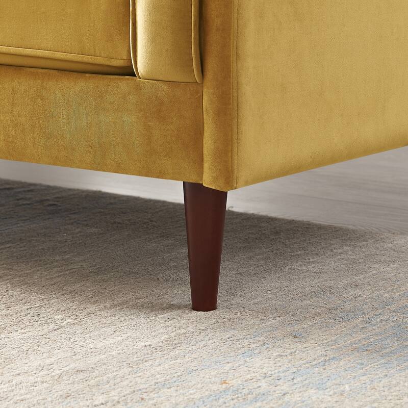 Lavinia Mid Century Modern Style Sofa Couch for Living Room - 33" x 88" x 34"