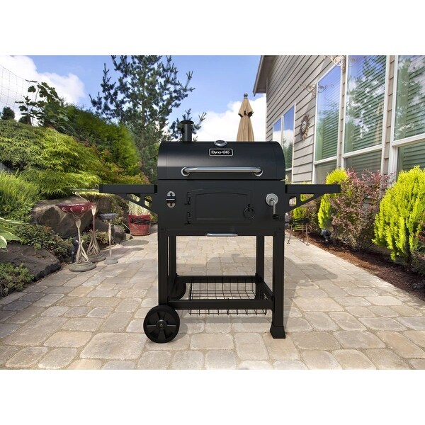 Dyna Glo Heavy Duty Charcoal Grill with Cast Iron Grates and