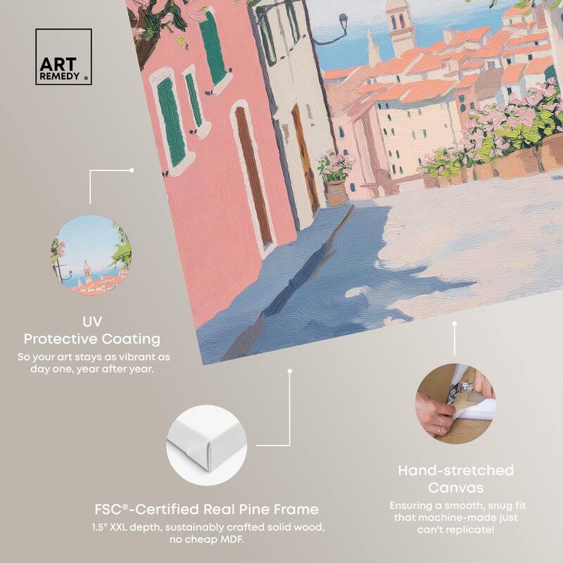 Adrift in Venice Canvas Coastal Prints by Art Remedy, Gallery Wrapped