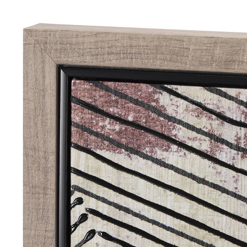 Papyrus Texture I Framed Canvas Art Print