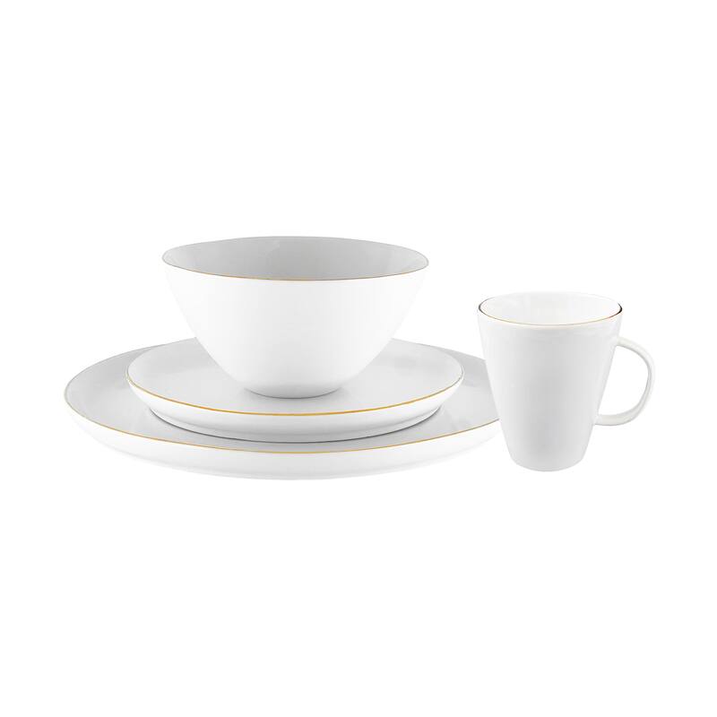 Abbesses 4-Piece Place Setting - Gold