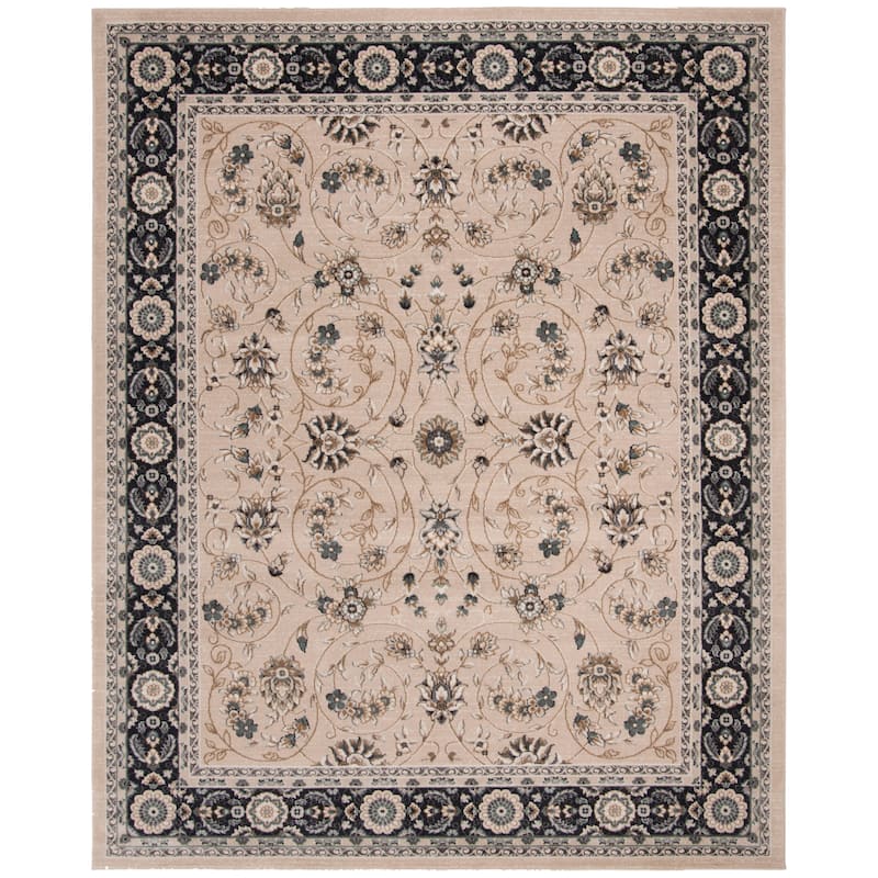 SAFAVIEH Lyndhurst Sydell Traditional Oriental Rug - 11' x 15' - Light Beige/Anthracite