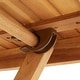 preview thumbnail 7 of 6, vidaXL Folding Patio Table 35.4"x35.4"x29.5" Solid Acacia Wood