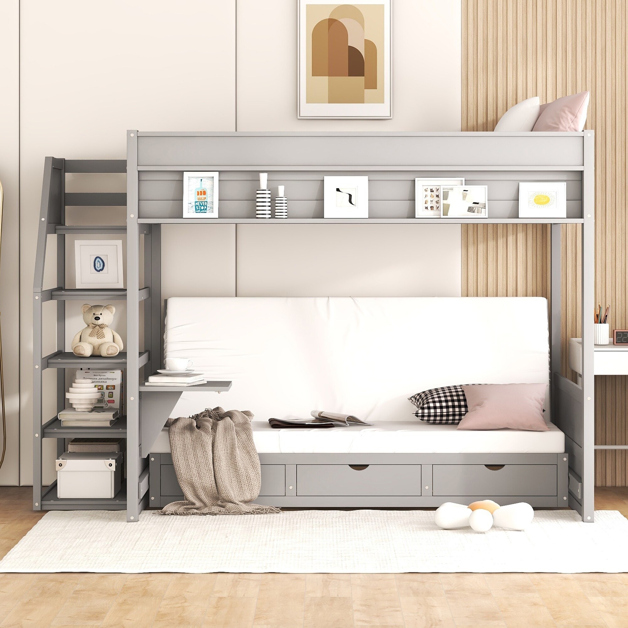 Bedside table for loft bed discount