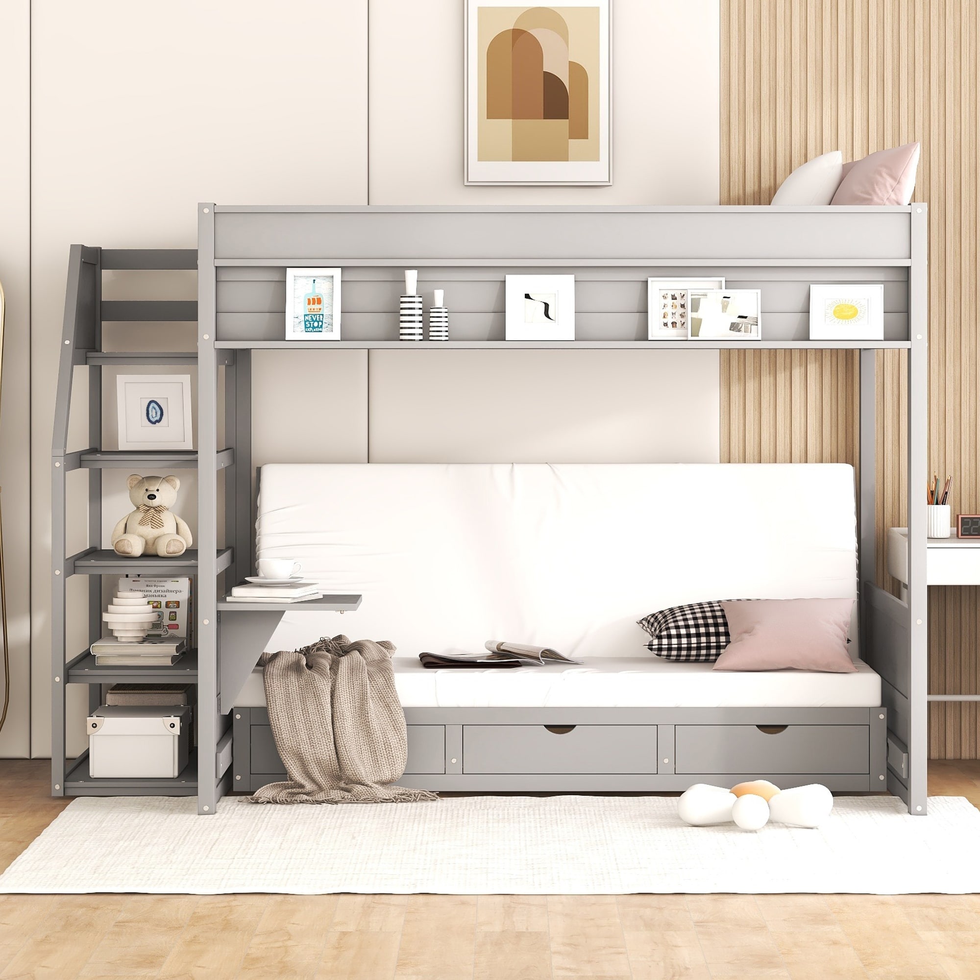 Full size convertible loft bed new arrivals