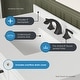 preview thumbnail 49 of 127, Bailey Bathroom Vanity with Power Bar