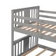 preview thumbnail 13 of 24, Classic Traditional Style Twin Over Twin Bunk Bed with Ladder