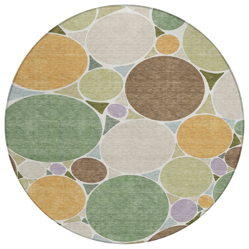 Machine Washable Indoor/ Outdoor Contemporary Rowan Chantille Rug