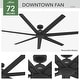 preview thumbnail 6 of 24, Hunter 72" Downtown Windmill Outdoor Ceiling Fan & Wall Control - Damp Rated - Industrial, Modern - ENERGY STAR!