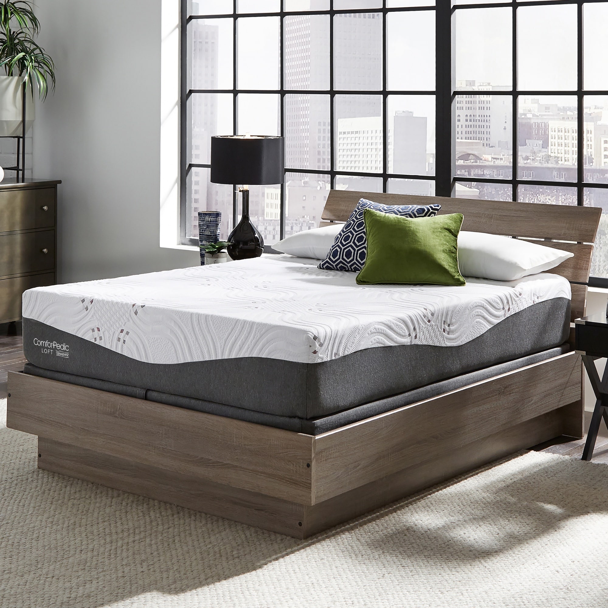 ComforPedic Loft from BeautyRest 12-inch Gel Memory Foam Mattress Set