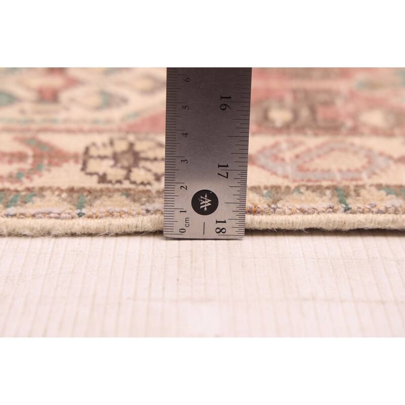 ECARPETGALLERY Hand-knotted Antalya Vintage Brown Wool Rug - 6'7 x 9'5